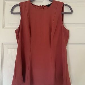 Ann Taylor Pink Sleeveless Blouse